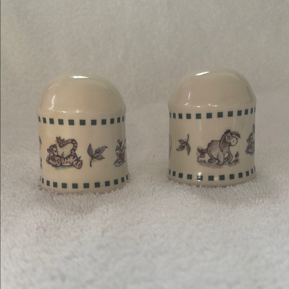 Charming Cream Ceramic Salt and Pepper Shakers